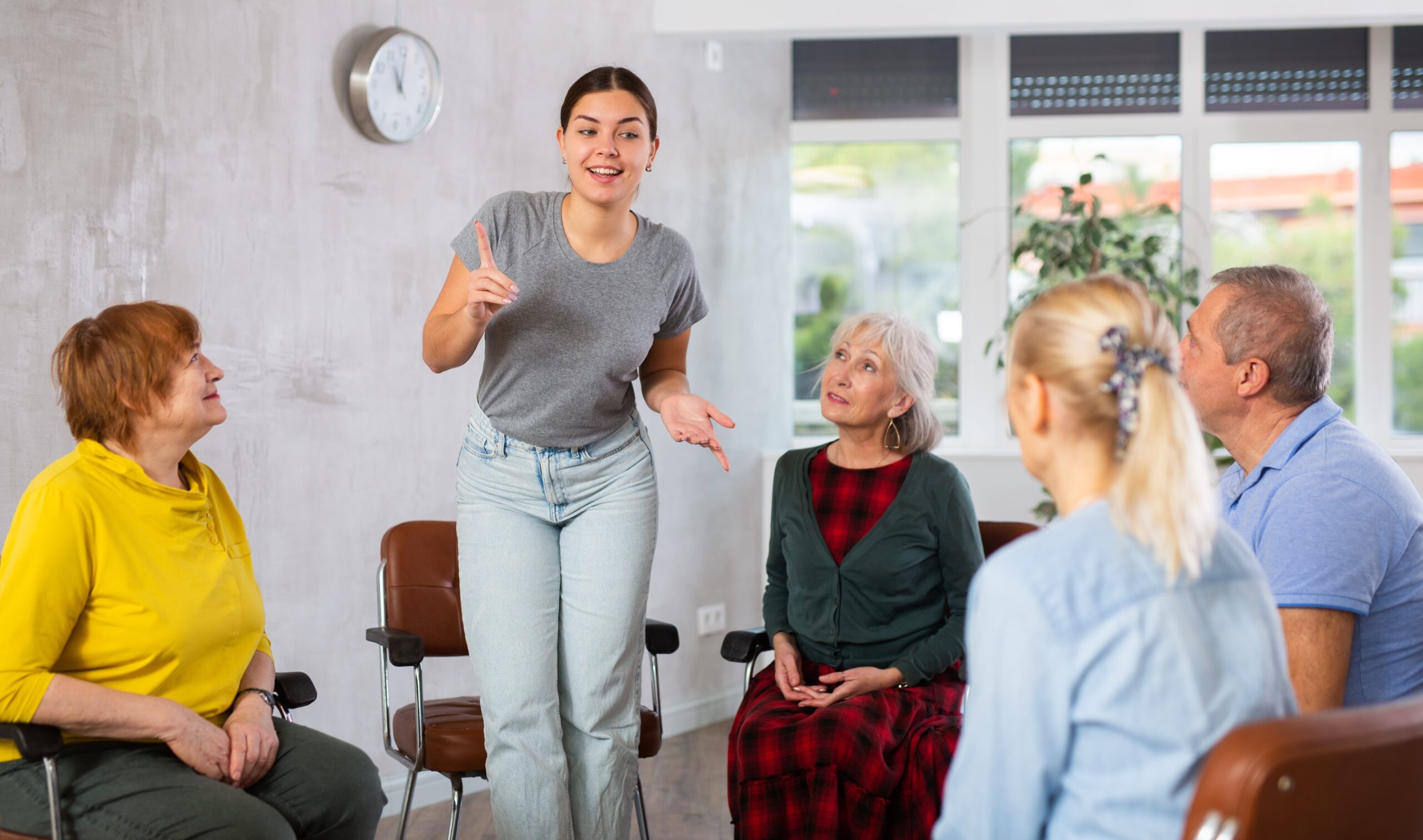 teen vs adult rehab therapy session